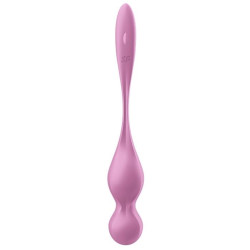 Satisfyer Boules de Geisha Vibrantes Connectées Love Birds 1 9 x 3cm Rose